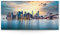 BilderKing Impostantes XXL Acrylglas-Bild 180x90cm, Skyline als Panorama hinter 5mm Acryl gedruckt. Motiv New York, USA als Acrylbild für Wohnzimmer, Schlafzimmer