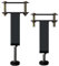 KUSRUP Bettgestell Stützfuß, Bettbeine, Unterstützung Füße für Möbel, verstellbare Bettfüße, einziehbar, Metall, für Bett, für Bettgestell,2 Stück(20 cm-27 cm)