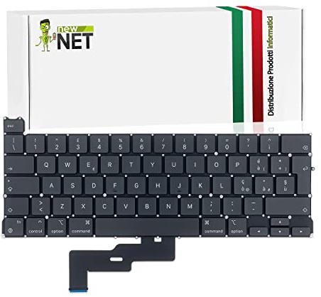 new net Keyboards - Tastiera Compatibile con Notebook Mac Book PRO 13 A2338 Anno 2020 17.1 3578 A2338 MYDA2LL/A[ Layout ITA - Senza Frame ]