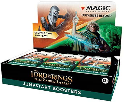 Magic The Gathering The Lord of The Rings: Tales of Middle-Earth Jumpstart Booster Box (18 Packs) - 2-Player Card Game