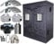 Grow Tent Kit 1.2 x 2.4 Grow Box Indoor Portable Plant Growing Hydroponics Silver Mylar 120 x 240 x 200 cm