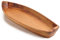 CAMLOT Vassoio da portata a forma di barca fortunata, in legno massello di acacia, per servire dessert, frutta, snack e frutti di mare o ornamento per la casa, vassoio per chiavi, ciotola decorativa