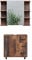 Vicco Badmöbel-Set Ilias, Badezimmerschrank-Set, Eiche rustikal, 2 Teile