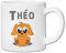 Tasse enfant résistante personnalisée – Ajoutez le prénom | Cadeau original pour enfant | Plusieurs motifs | Plastique solide | 180mL (Chien)