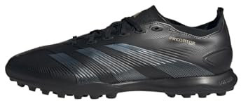 adidas Predator League Football Boots Turf, Core Black/Carbon/Gold Metallic, 7 UK