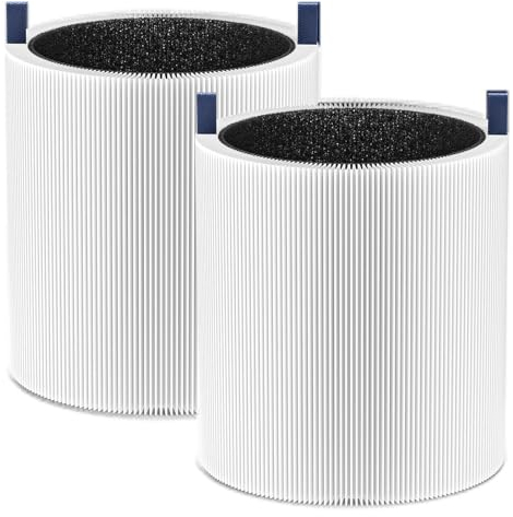isinlive 511 Filter Replacement Compatible with Blueair Blue Pure 511 Air Purifier, 2-in-1 True HEPA Filter System, 2 Pack, BP511