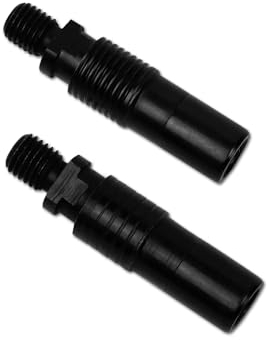 2 Stück Quick Release Adapter Aluminium schwarz Schnellverschluss für Bissanzeiger Banksticks Rutenauflagen