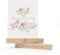 ROYUEXT Holz Kartenhalter Set, Stabiler Kartenhalter 2 Stück mit Wie schön, dass es dich gibt, Bilderständer aus Holz 15×2×2 mit 4mm breiten Spalt
