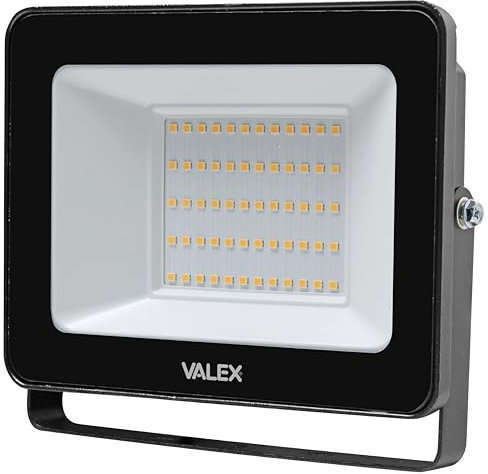 Valex Proiettore Led Slim 50w Luce Fredda, 6500K, Illuminazione per Esterni Giardino IP65