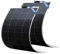FIREFLY ENERGY Panneau Solaire Flexible 400W (Lot de 2 200Watts) Modules Solaires Panneaux Photovoltaïques Monocristallins pour Camping-cars,Hors Réseau, Caravanes, Bateaux, Toits