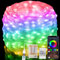 Electight 20M Guirlande Lumieuse avec Télécommandes [Étanchéité], Guirlande Lumineuse Multicolore, pour Decoration Noel Exterieur et Interieur, Noël, Halloween, Jardin, Batteries Included