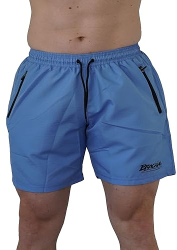 Brachial Premium Herren Badeshorts Wave - Badehose für Bodybuilder Kraftsportler