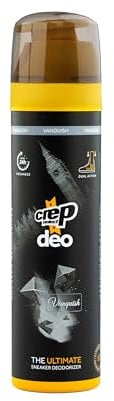 Crep Protect Shoe Deodorizer Spray - Shoe Smell Eliminator Delivers 24-Hour Odor Protection, Residue-Free Formula for All Sneakers, Refreshing Scent (Vanquish, 150ml)