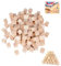 100 Stück Holz Würfel Deko,10mm Kleine Holzwürfel Blanko zum Basteln,Quadrat Würfel Natur,Bastelmaterial für DIY, Malen, Handwerk, Dekoration