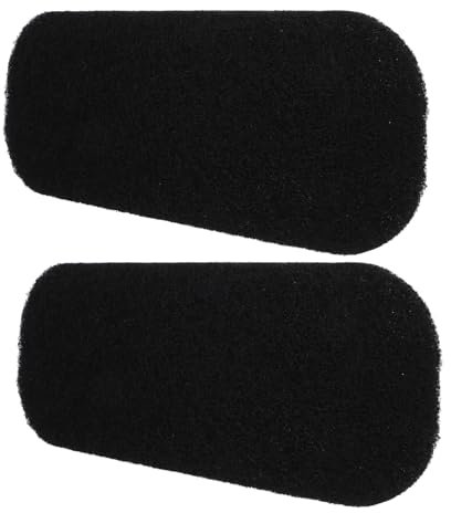 WOONEKY 2pcs Activated Carbon Filter Ceiling Fan Filters for Blades Easy Install Purification Pads