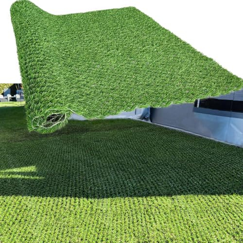 honeypet Hybridrasen, 1,8 m x 2 m, Kunstrasen, Rasenbeet, vermischt sich mit Naturgras, Outdoor-Kunstrasen, Outdoor-Teppich, Terrasse, Rasen-Dekoration