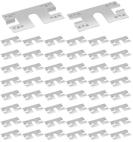 CENPEK Pannelli solari fotovoltaici da 50 pezzi, piastre di messa a terra per pannelli solari da 28 x 50 mm, adatte per impianti fotovoltaici, camper e barche.