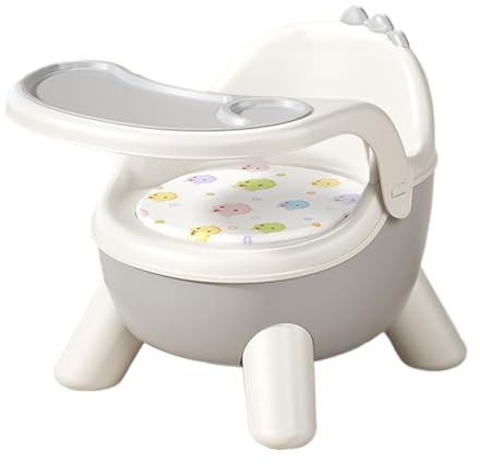 Sedia Per Pasti Bambini Rialzo da Tavolo a Tema Dinosauro | Con 2 Vassoio Rimovibili, Seduta Ergonomica Per Pratica Autosvezzamento LED Casa Esterno Asilo Picnic