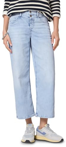 Street One Damen Wide Leg Jeans im Loose Fit 3817804