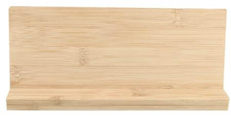 SEWACC Blank Board with Base 25cm Payment Code Display Sign Desktop Name Plate Identification Plaque for Office and Business Use