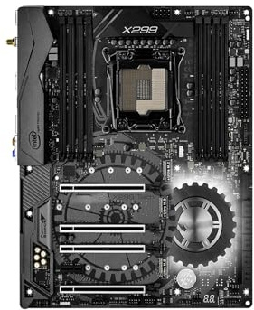 pc motherboard Fit For ASRock X299 Motherboard X299 Taichi LGA 2066 Support 9800X 10900X 10940 7940X 9920X 7800X Cpu DDR4 128GB M.2 ATX