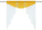 HongYa transparenter Voile Scheibengardine Tunnelzug Kurzstore Küche Kleinfenster Gardine H/B 100/100 cm Sonnengelb