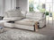 Cotta Ecksofa, Echtleder, Hellgrau, 240 x 84 x 165 cm