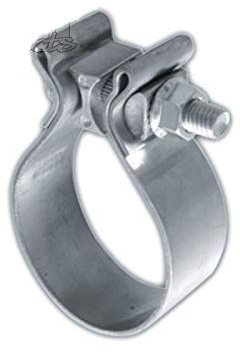 Boost Products Auspuffschelle 63,5mm Edelstahl Bandschelle 2,5 Zoll