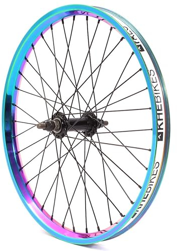 KHE BMX Vorderrad OIL SLICK 32mm MVP Alu Felge 36 Loch 10mm S/B