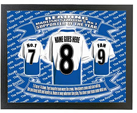 Reading Football Shirt Personalised Picture Gift