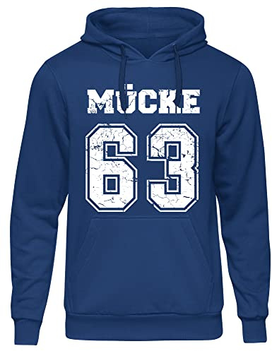 UGLYSHIRT Mücke 63 Herren Kapuzenpullover | Football Hoodie Kult Weltkulturerbe Pullover | M1