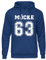 UGLYSHIRT Mücke 63 Herren Kapuzenpullover | Football Hoodie Kult Weltkulturerbe Pullover | M1 Blau (XXL)