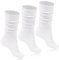 Moon Wood Slouch Socken Damen 3 Paare Kniestrümpfe Extra lange Baumwolle stricken Knie hoch dick Scrunch Socken Schuhgröße 39-44 Weiß
