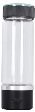 Hydrogen Water Bottle,330ml Tragbarer Generator Ionisator, Wasserstoff Wasser Flaschen Generator mit SPE PEM-Technologie, 1200-1400ppb