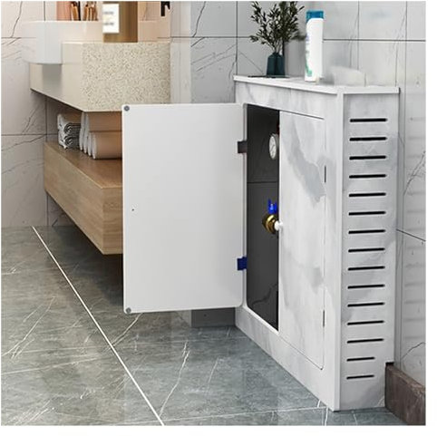 cubre radiadores Estante Para Cubierta De Radiador De Baño Con 2 Puertas, Sala De Estar/ Dormitorio/ Cocina/ Entrada Gabinete De Calefacción Organizador De Estantes De Almacenamiento ( Color : H 26/6
