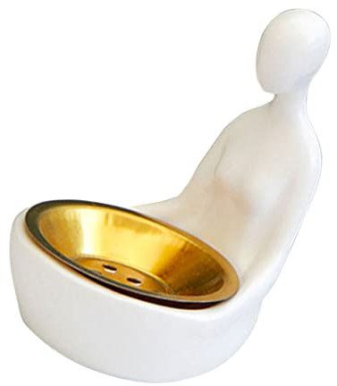 TOPPERFUN Sitzende Frau Räuchergefäß Aus Harz Abstrakter Kegel Weihrauchbrenner Nahost Aromabrenner Wohnraum Dekoration