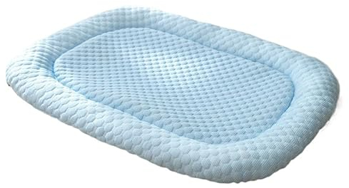 Hundeliebling PetCool® Pro 2.0 - Sommerliches Premium Kühlendes Hundebett Gemütliches Hundebett (S,Blau 1)