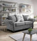 Easy4You Chesterfield Style 160 cm Grau 2-Sitzer-Sofa Sofas für Wohnzimmer Sofagarnituren Chesterfield 2-Sitzer Set Sofas & Couches