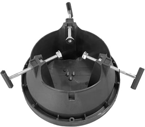 Lebender Weihnachtsbaumständer | Baumstütze für lebenden Baum | Rund Weihnachtsbaum-Stativ mit Wasserspeicherfunktion, Weihnachtsbaumbedarf für echten Baum Kunstbaum