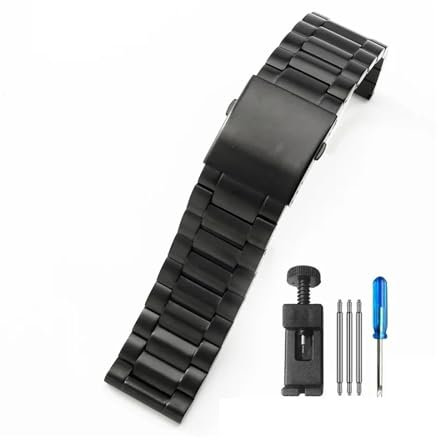 MAMA'S PEARL Passend For Diesel DZ4316 DZ7395 DZ7305 DZ7330 4358 Uhr 24 Mm 26 Mm 28 Mm Duty-Edelstahlarmband For Herrenarmband(DS-G01-Black,26mm)