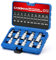 CASOMAN 10 PCS 1/2 Drive XZN Triple Square Bit Socket Set, M4-M18, Allen Key Socket Multiple Teeth, CR-V & S2