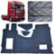 Auto LKW Fahrerabsatz Kompatibel für Mercedes Actros MP4 MP5 MP6 (Schwarz, Blauer Faden, Beifahrersitz ungefedert)