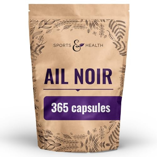 Ail Noir Fermenté en Gélules 365 - Extrait 15:1 à 9000mg par Portion