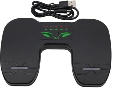 Besshepplo 1 pédale de rotation de page sans fil rechargeable pour lire des partitions de musique, livres, design antidérapant, lumière LED pour tablettes