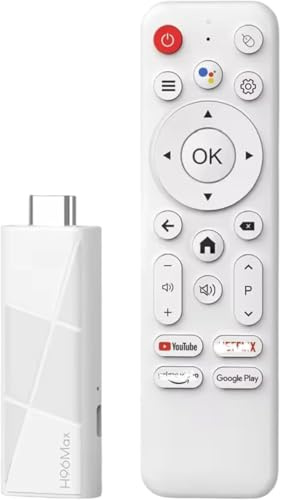 2025 H96 MAX RK3518 Android 14.0 TV Stick, WiFi 6 Dual Band, Bluetooth 5.0, 4K Ultra HD, Voice Control, Tv Box