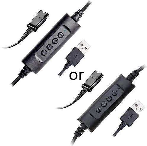 THOANBY Headset Quick Disconnect Kabel auf USB Stecker Adapter Plug-and-Play für Profis Adapter