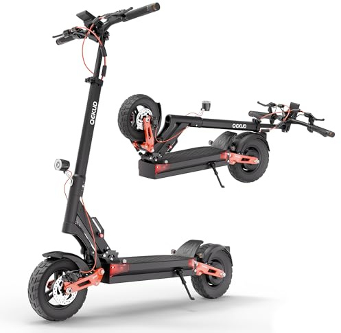 Qekud S5Pro/T6E/T6EPro E Scooter mit Straßenzulassung, Faltbarer Elektroscooter für Erwachsene, Electric Scooter für Pendler & Alltag
