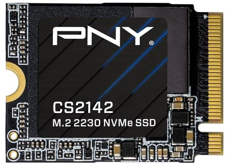 PNY CS2142 500GB PCIe Gen4 x4 NVMe M.2 2230 interne SSD | Bis zu 5.500/4.000 MB/s R/W – perfekt für Steam Deck, ASUS ROG Ally, MSI Claw, Mini-PCs – M230CS2142-500-TB