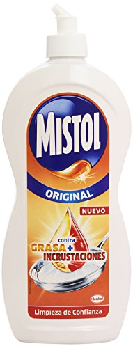 MISTOL Original - Lavavajillas - Contra grasa + incrustaciones, 900 ml, [Pack de 4x 900 ml]