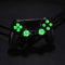 eXtremeRate LED Bouton de Remplacement pour ps4 Manette DTF LED Kit,Boutons Lumineux D-Pad Joystick pour ps4 Manette (Tous Les Modèles) 7 Couleurs 9 Modes